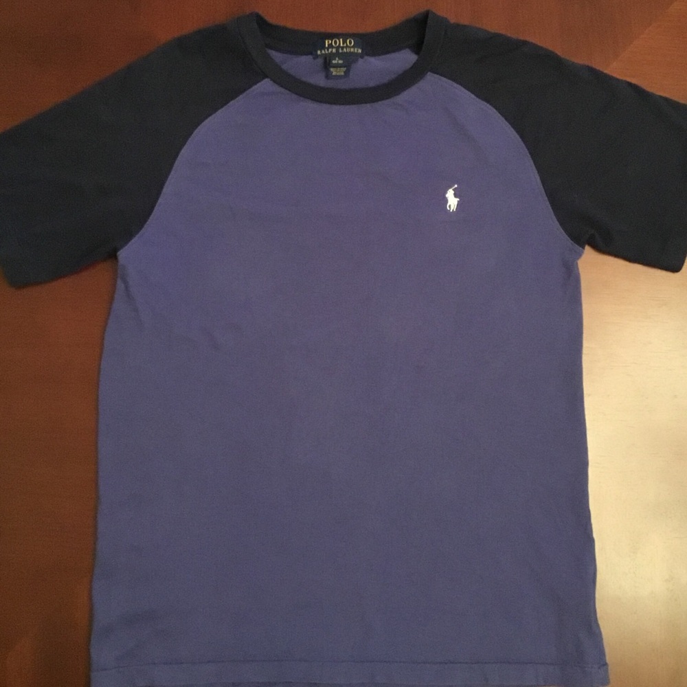 2 boy’s navy & green POLO s.s. shirts/ size(14/16) - Picture 5 of 7